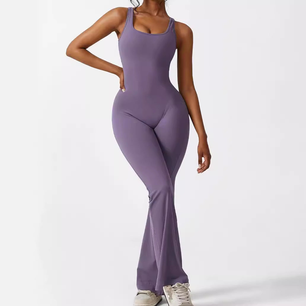 Selene Fit flared jumpsuit - lifestyle shot