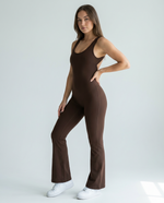 Open-Back Flared Jumpsuit